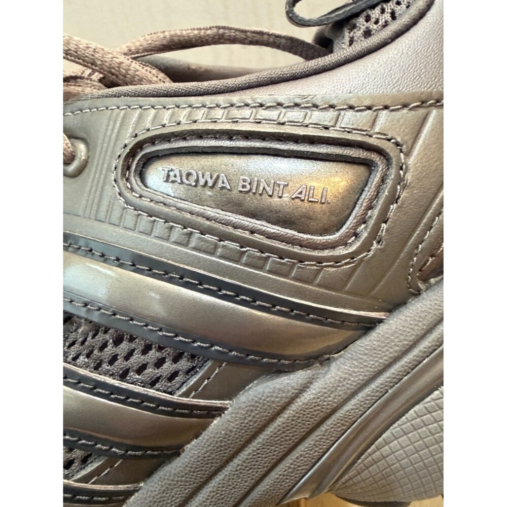 Adidas x Taqwa Bint Ali Adistar Pose Iron Metallic Sneakers Women’s Sz 9.5 - Picture 10 of 16